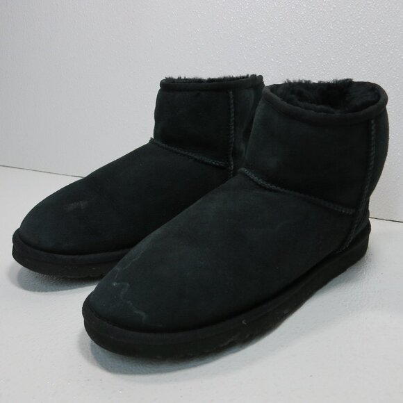 UGG Shoes - UGG Australia Classic Mini Black Boot 5854 Insulated Women's Footwear Shoes Sz 9